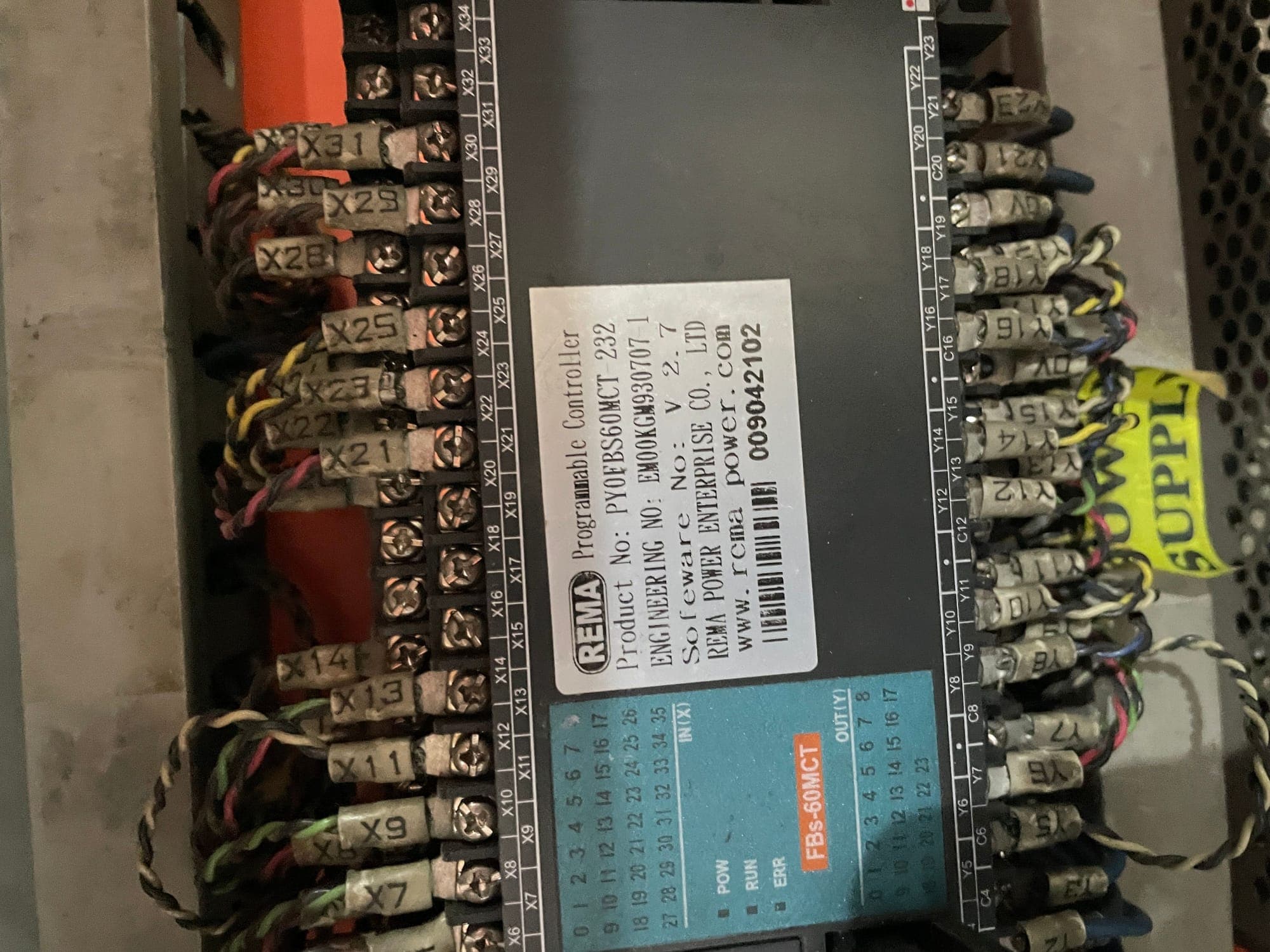 Bottom-row protection and timer relays.